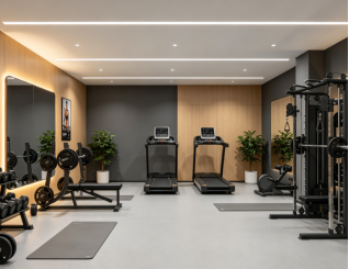 健身工作室场馆环境实景图,代表甜橙约课适配的 Fitness Studio 场景